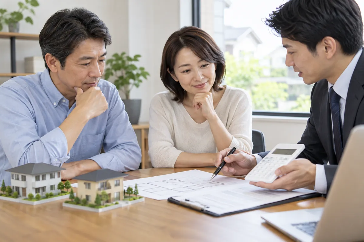 売却に向けて資金計画を相談する人